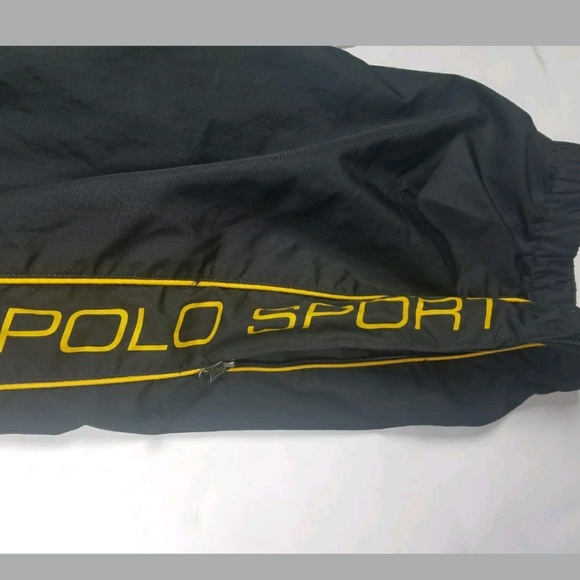 VTG Polo Sport Ralph Lauren Track spell out Zip - Picture 1 of 8